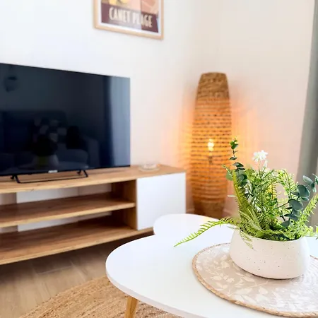 Apartmán Elegant T2 Proche De La Avec Parking Prive Canet-en-Roussillon